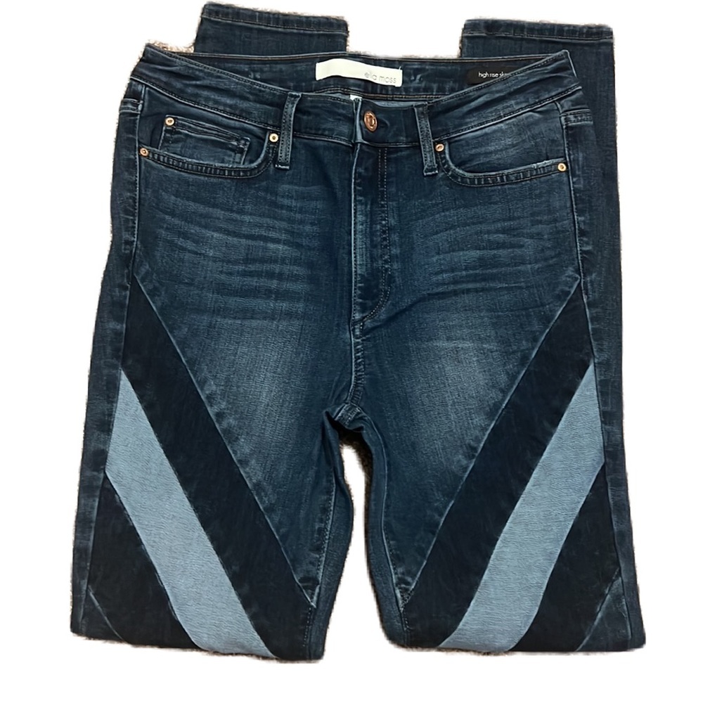 Women’s ELLA MOSS High Rise Skinny Jeans, Beautiful Design up Front, Size 29